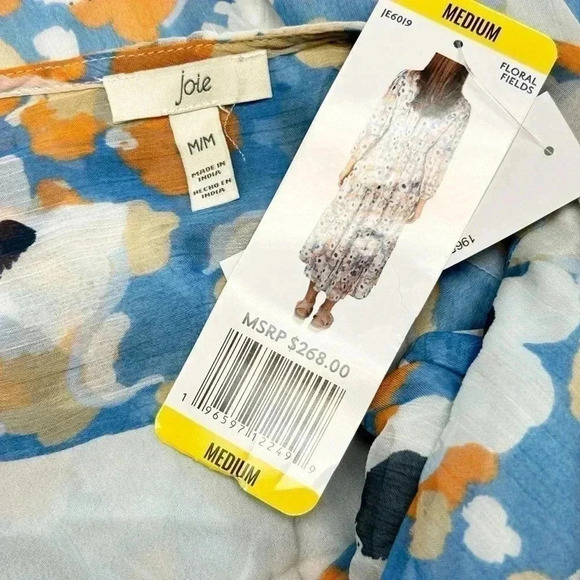 Joie Limited Edition Printed Maxi Dress Size M NWT - Picture 11 of 13